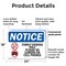 Signmission Family Viewing Only Please No, 24 in W x Rectangle, Plastic OS-2PACK-NS-P-1824-L-12479 - alternate 4